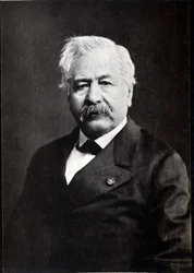 Portrait de Ferdinand Marie de Lesseps (1805-1894), diplomate français et développeur du canal de Suez